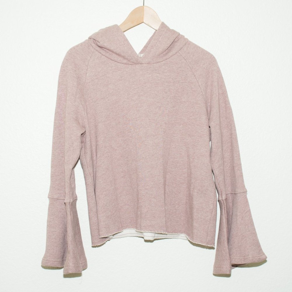 Melrose + Market Pink Hoodie w/Bell Sleeve